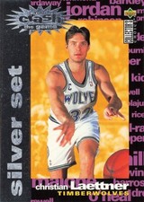 Christian Laettner Silver Set You Crash The Game Basketball 95 Upper Deck #C23
