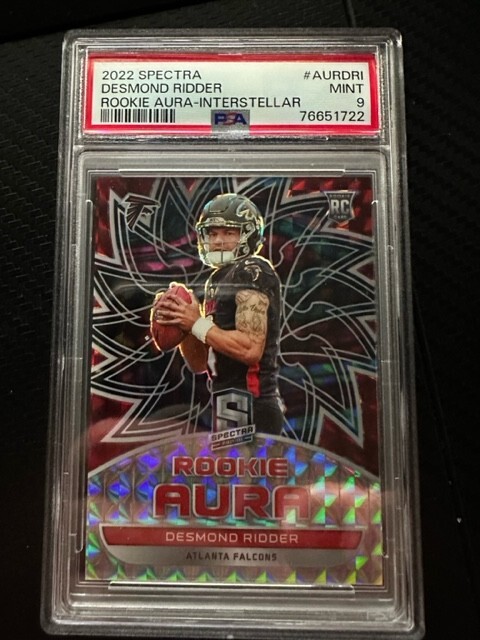 Desmond Ridder Panini Spectra Rookie Aura #AURDRI Interstellar