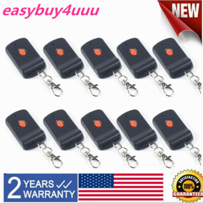 For 3089 Multi-Code 308911 Linear MCS308911 300Mhz 1 Button 10PCS Black Remote 