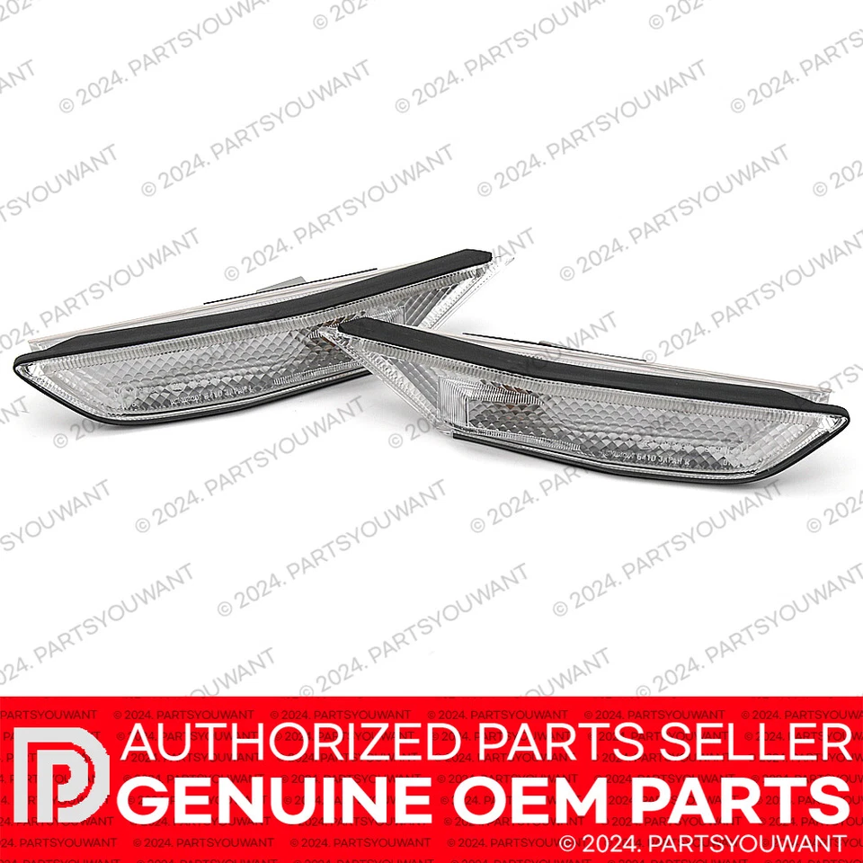 GENUÍNO Nissan OEM 09-20 GT-R GTR R35 JDM luzes de canto dianteiras transparentes [CONJUNTO] - Imagem 3 de 4