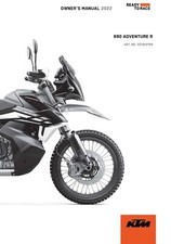 KTM Owners Manual Book Guide 2022 890 ADVENTURE R US