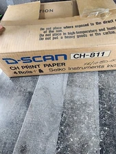 Seiko Instruments CH-801, D-Scan CH Print Paper, LOT OF 3 ROLLS, Genuine