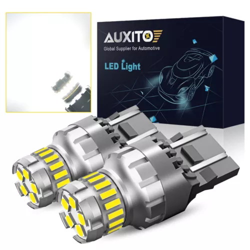 AUXITO 7443 7440 LED Back Up Reverse Light Parking Bulbs 6500K White Canbus A+