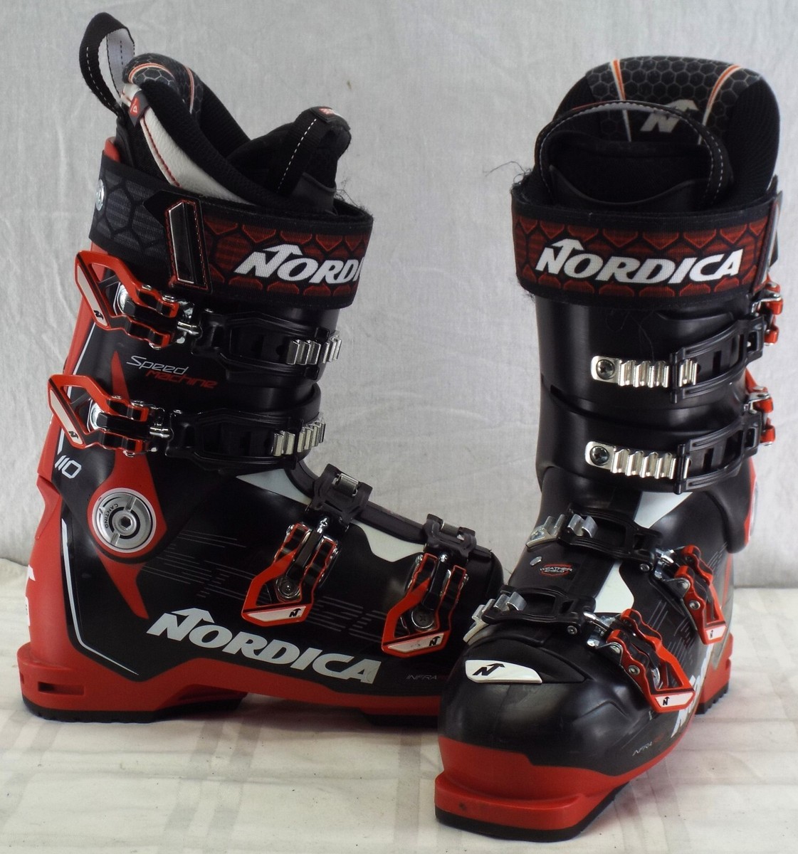 Nordica Speed Machine 110 Used Men's Ski Boots Size 25/25.5