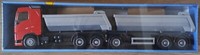 Emek 20355 - Volvo Fh Tipper Truck & Trailer - Kipper Lkw Rot - 1:25