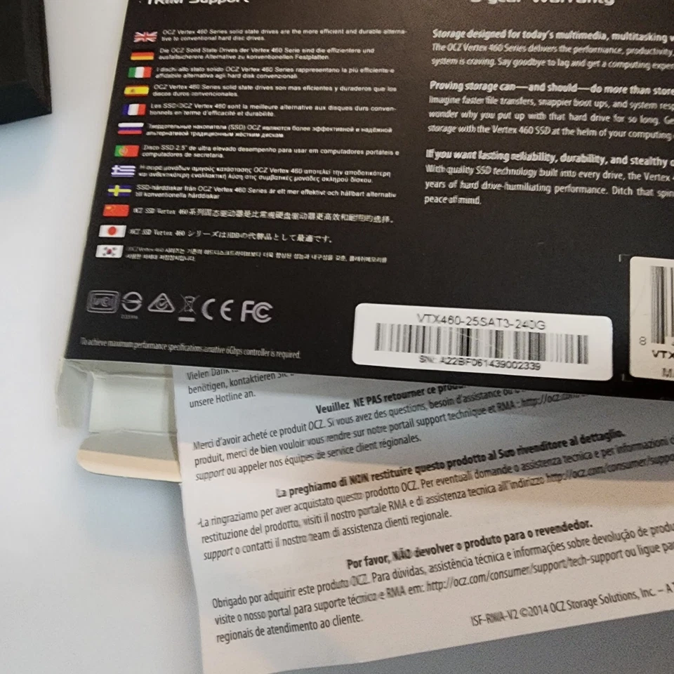 OCZ Vertex 460 240GB SATA 2.5 Inch SSD Solid State Drive New - Image 3 of 4