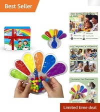 Portable Color Sorting Sensory Toy for Ages 3 - Ideal for Emotional Regulation