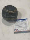 Mariano Rivera HOF Yankees Signed Autographed Black OML Baseball AUTO PSA