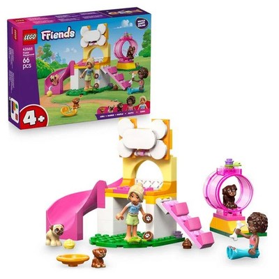 LEGO Friends 42665 Welpenspielplatz, Spielzeug für Jungen und Mädchen
