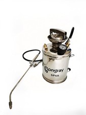 Stainless Steel Sprayer 1 Gallon Pump Garden Chemical Pressure Tank Wand