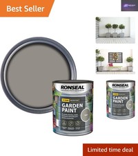 Luxury 750ml Slate Garden Paint - Versatile for Wood, Metal, and Stone Surfaces
