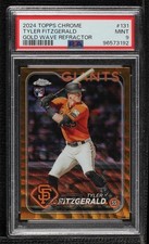 2024 Topps Chrome Gold Wave Refractor 30/50 Tyler Fitzgerald PSA 9 MINT 0n64