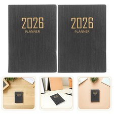 2 Pcs Daily Appointment Planner Notepad School Planning Notebook