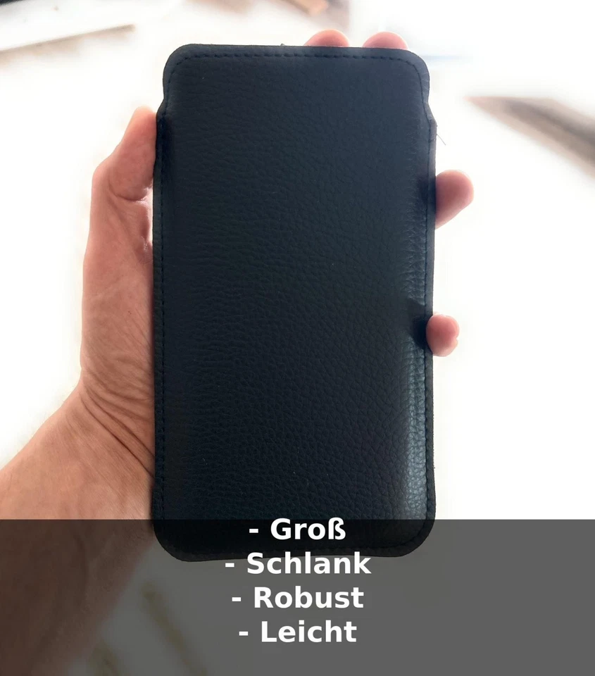 Premium XXL Universal Handy Tasche Schuz Hülle Etui Sleeve Einsteckhülle 17x9cm - Bild 4 von 4