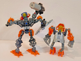 Lego Bionicle 8687 POHATU & 8946 PHOTOK Phantoka Toa Warriors Complete Set