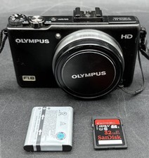 OLYMPUS XZ-1 BLACK 10.0 MP 4X OPTICAL ZOOM DIGITAL CAMERA W/BATTERY MVP039577