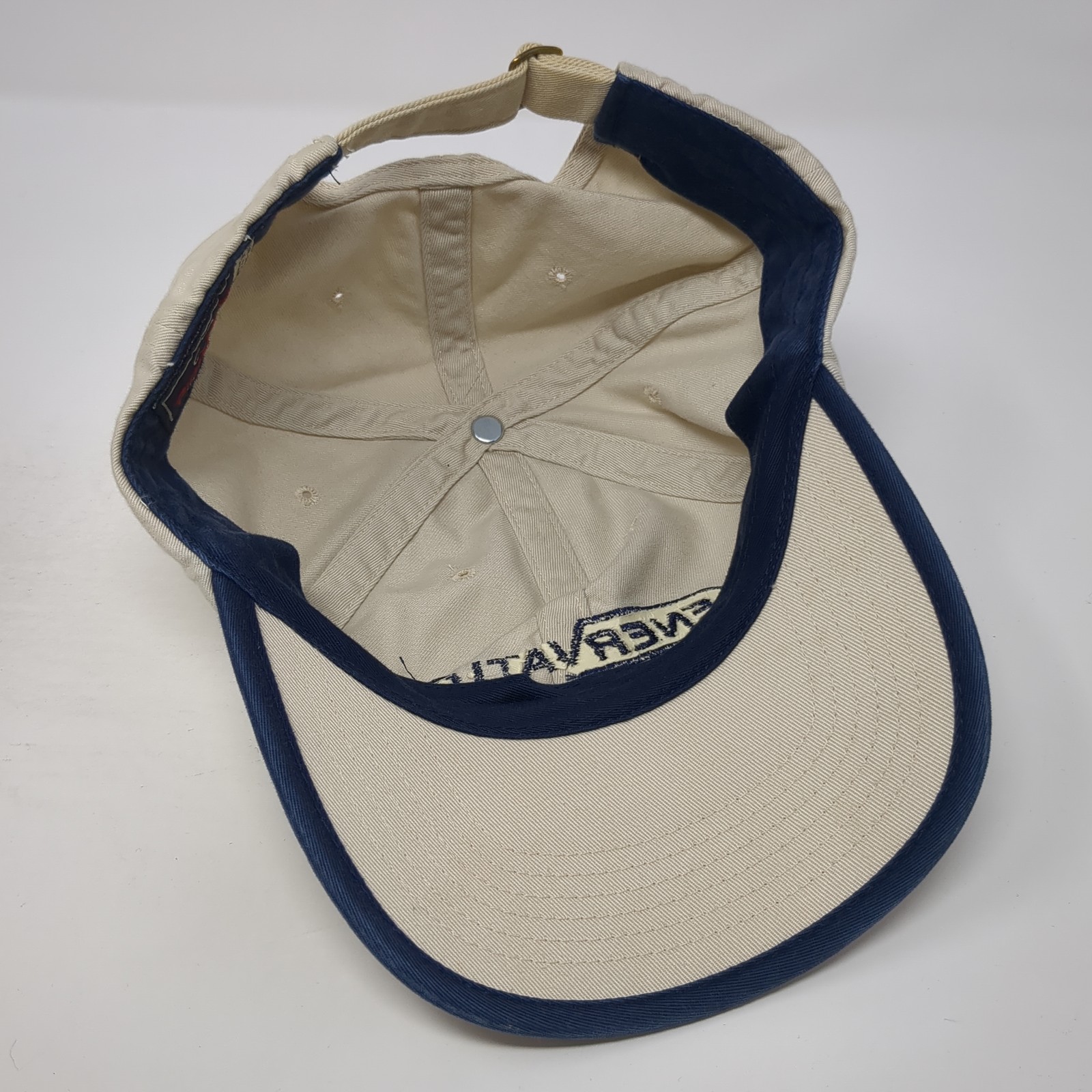 Enervation Slideback Hat Solid Beige One Size Emb… - image 8