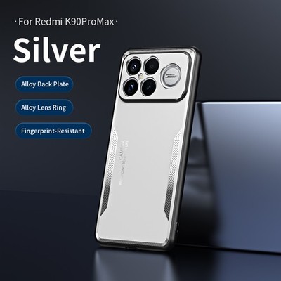 For Xiaomi Redmi K90 Pro Max, Phone Case Metal Aluminum Hybrid Armor Shell Cover