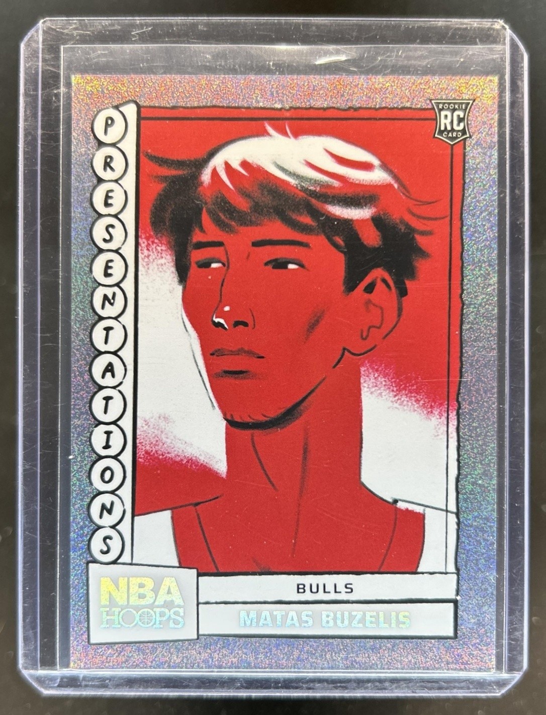 2024-25 Panini Hoops Matas Buzelis Presentations RC Rookie #18 Bulls