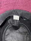 Women's Dark burgundy Polyester Bucket Hat with Flower Accent  — photo 2