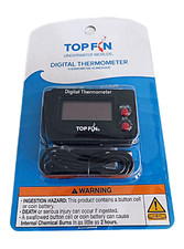 Top Fin Digital Aquarium Thermometer Fahrenheit or Celsius Display