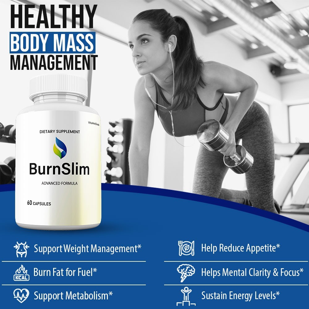BurnSlim Capsules, Max Strength, Burn Slim Natural Supplement (3