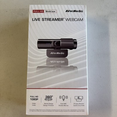 AVerMedia PW313 Live Streamer Full HD Webcam, NEW/SEALED