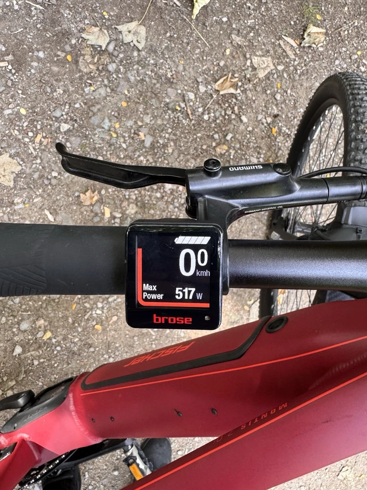 E MTB E-Bike 49 cm 29 Zoll 630 Wh FISCHER Montis 7.0i E-Mountainbike 1,8-2m rot - Bild 4 von 4