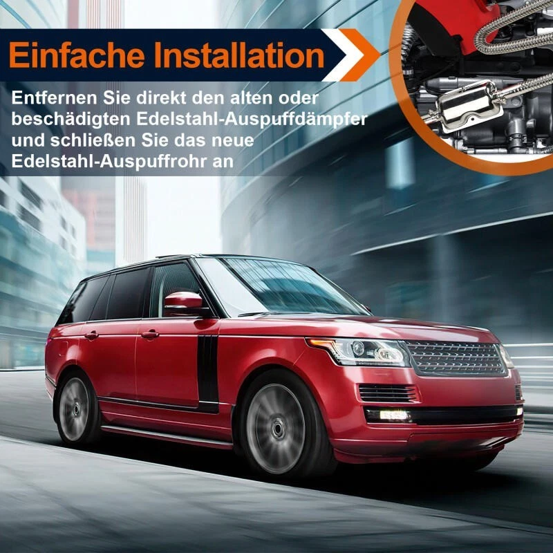 Abgasschlauch 300cm Diesel-Auspuffrohre φ25mm Abgasrohr Strom Erzeuger Neu DE - Bild 4 von 4