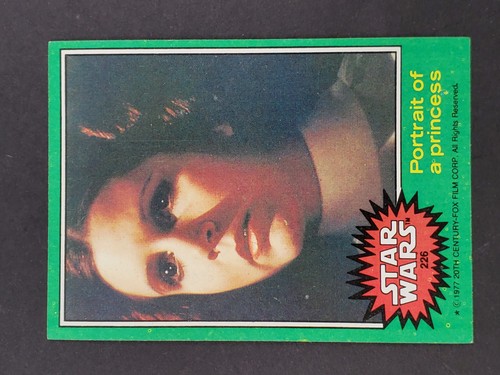 1977 Topps Star Wars #226 Portrait of a princess — Raw