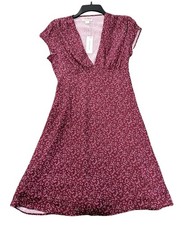 NEW Outerknown Womens Juniper V-Neck Floral Mini Dress Size X-Small XS NWT