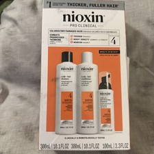 Nioxin Pro Clinical System 4, Colored, Dry, Damaged Hair, Combats Thinning