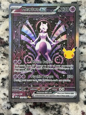 Mewtwo ex 151/128 Special Illustration Rare!! Pokemon 30th Celebration!!