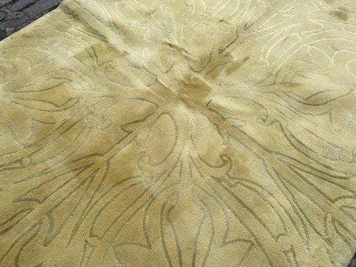 A DAZZLING OLD HANDMADE TRADITIONAL INDIAN ORIENTAL SYNTHETIC RUG(240 x 170 cm)* - Picture 4 of 13