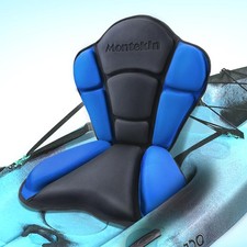 Thickened Kayak Seat with Back Support, Sit On Top Cushioned Canoe Backrest M...