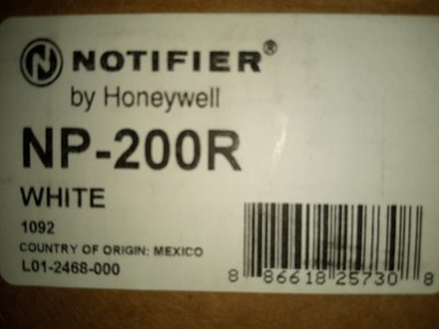 NOTIFIER NP-200R   (WHITE)  ''NEW''