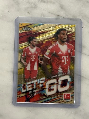 2025-26 Topps Chrome Bundesliga Michael Olise Let’s Go SSP Superfractor 1/1