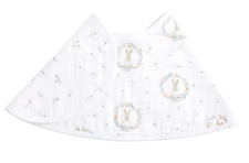 Aden + Anais Essentials Burpy Bib, 100% Cotton Muslin, Soft Absorbent 4 Layers
