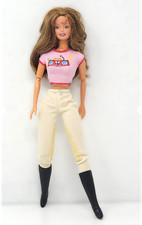 Twist & Turn Barbie Doll Blue Eyes Horse Rider Bendable VTG 1994 Preowned Condit