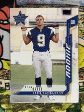 2001 Leaf Rookies & Stars #189 Drew Brees Rookie Card Chargers. rookie card picture