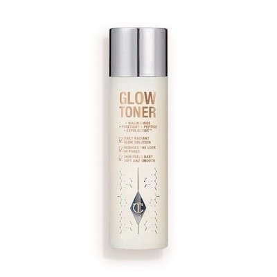 Charlotte Tilbury Glow Toner Hydrating Brightening Niacinamide Rose Lemon Scent