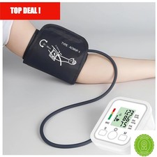 Automatic Upper Arm Blood Pressure Monitor Digital BP Machine Pulse Tonometer