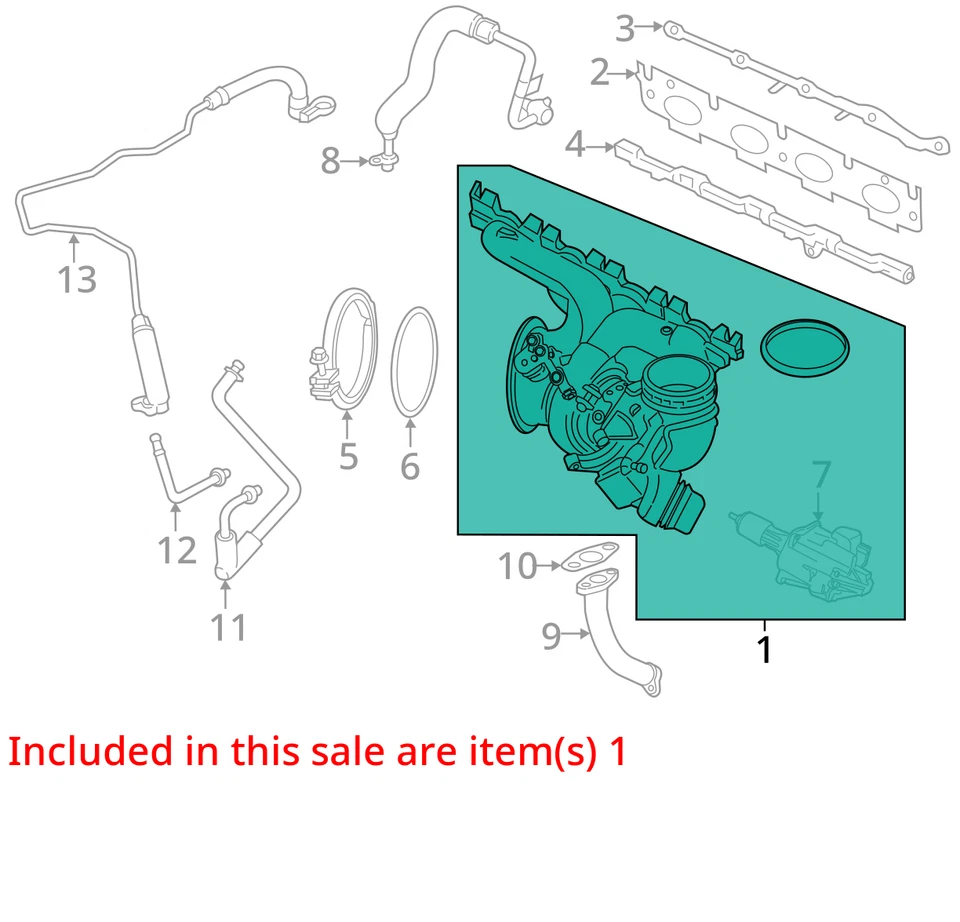 2015-2019 MINI COOPER CLUBMAN COUNTRYMAN BMW X1 X2 2.0L TURBOCHARGER TURBO - Image 3 of 4