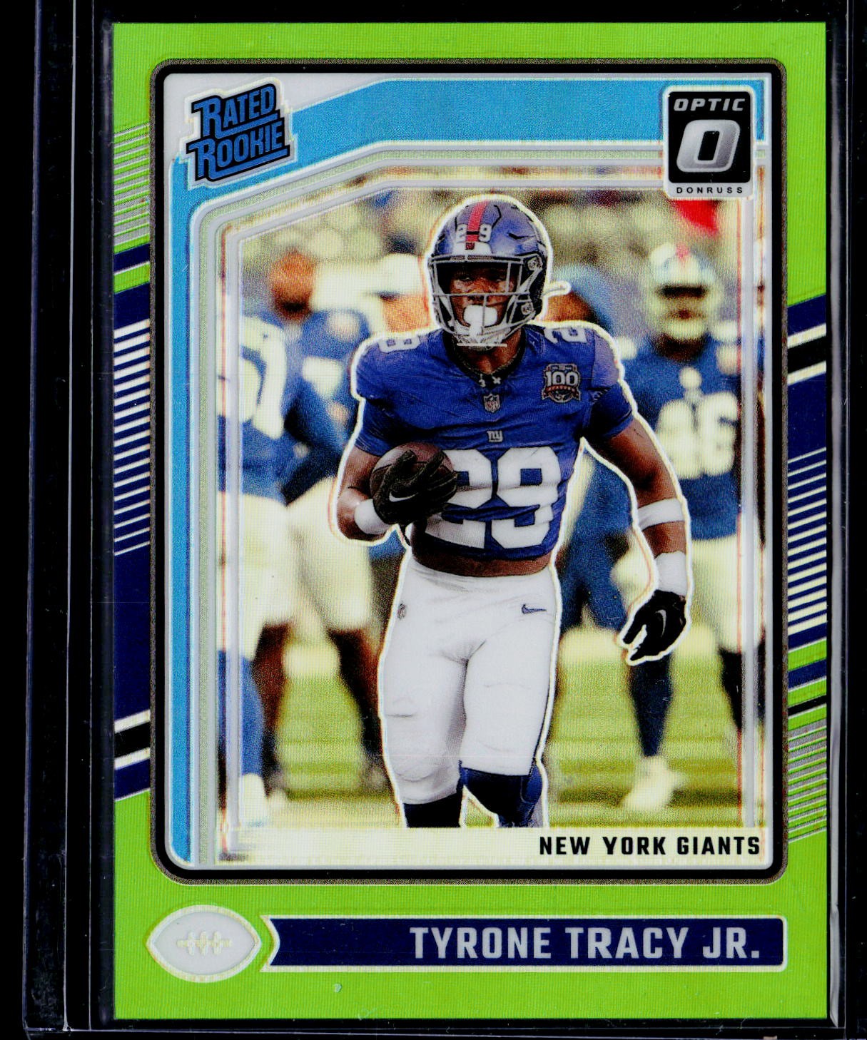 2024 Donruss Optic #259 Tyrone Tracy Jr. Lime Green #/50
