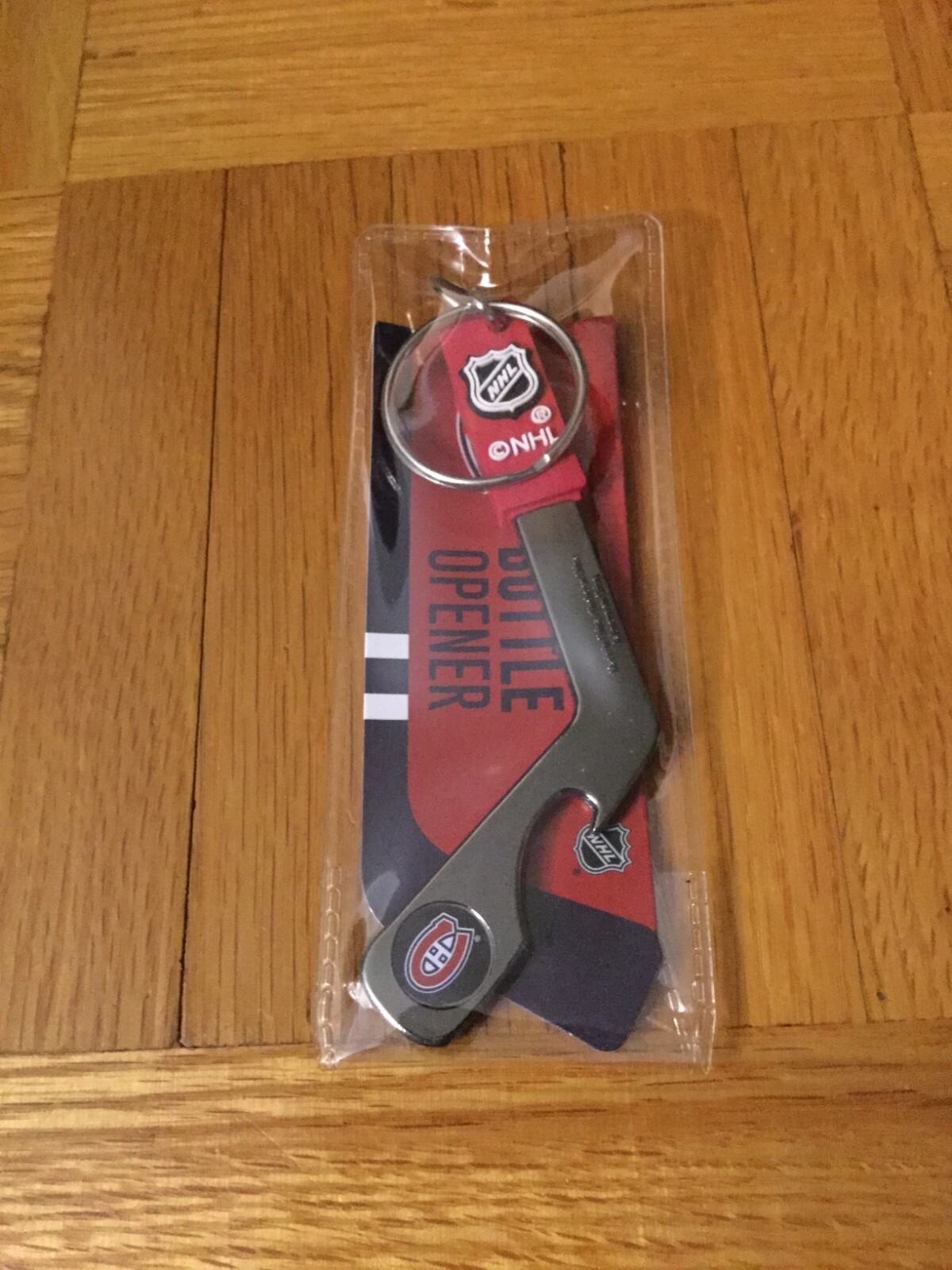 Official Licensed Product Nhl Montreal Canadiens Hockey Stick Keychain Opener