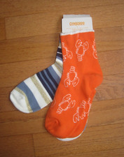Gymboree 2 Pack Socks Lobster Socks Shoe Size 13-2 girls Cute on the Coast NWT
