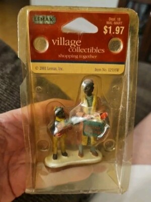 LEMAX Village Collectibles Shopping Together 2001