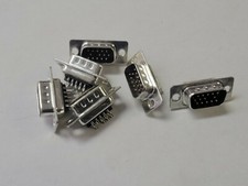 VGA Style HD15 15 Pin Male Solder Cup Type QTY 10