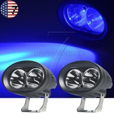 2xBlue LED Forklift Truck Spotlight Pedestrian Warehouse Safety Warning Light US