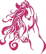 Horse Western Rodeo Cowgirl Farm Car Truck Window Laptop Vinyl Decal Sticker